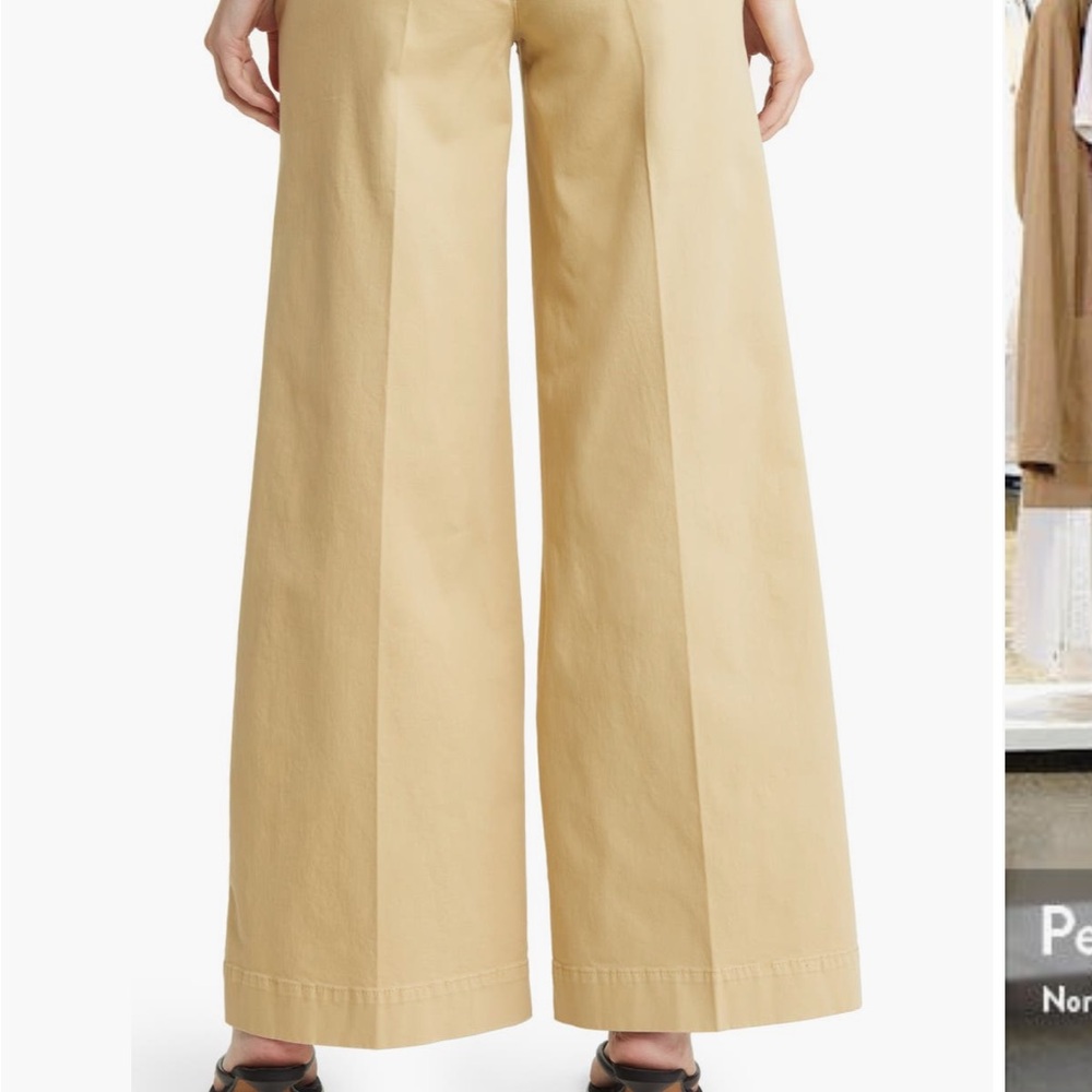 Frame Denim Tan Wide Leg Jumpsuit
